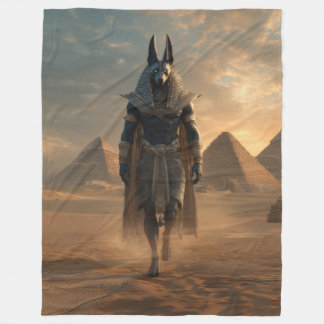 Anubis Kastmadrass – Egyptisk mytologi hem inredni Fleecefilt