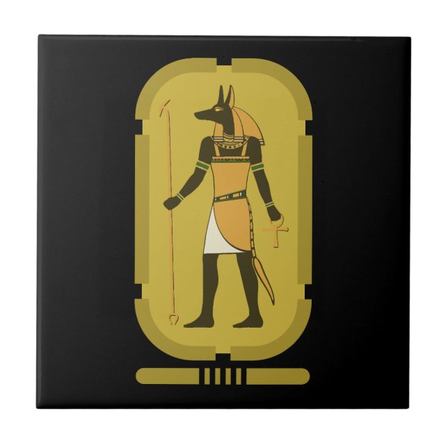 Anubis Keramisk Platta Kakelplatta (Framsidan)