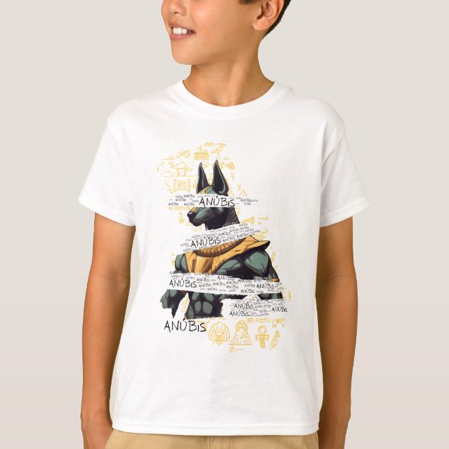 Anubis Kids T-Shirt (Framsida)