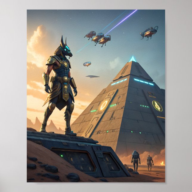Anubis: Krig för Cosmos Poster (Framsidan)