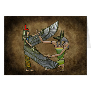 Anubis & Nöt Hälsningskort