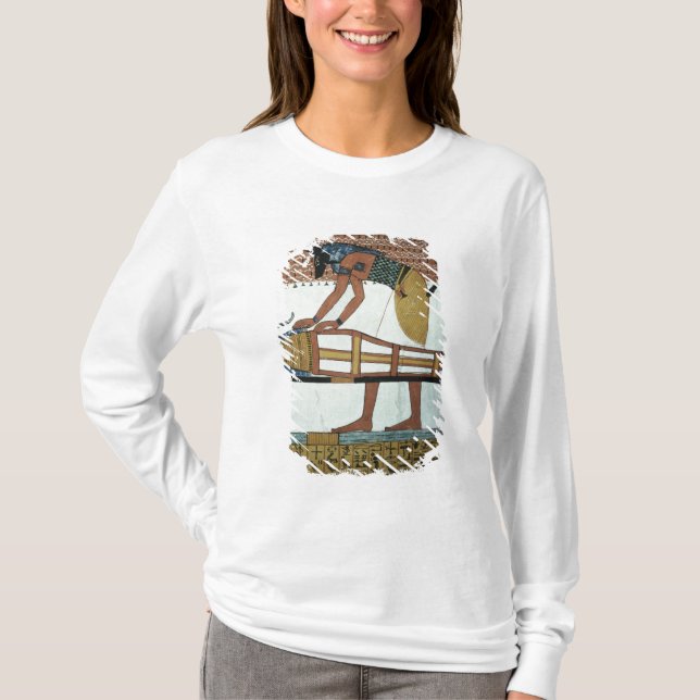 Anubis och en mamma, från graven av Sennedjem T Shirt (Framsida)
