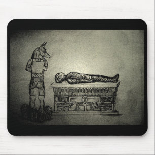 Anubis och mammamousepad musmatta