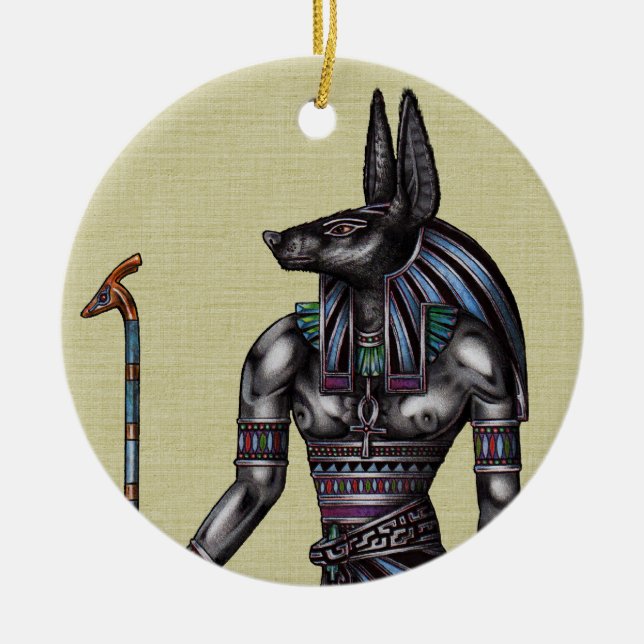 Anubis Ornament Round (Framsidan)