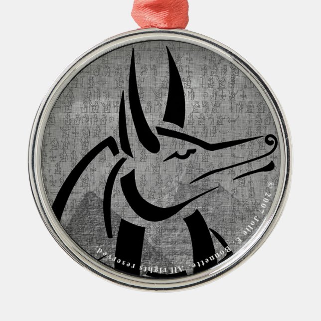 Anubis Premium Round Ornament (Framsidan)