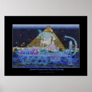 "Anubis Preparat the Way" Art Poster