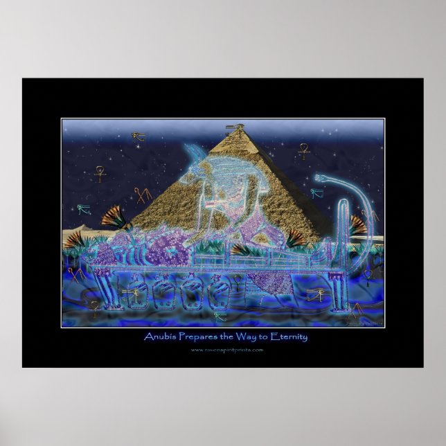 "Anubis Preparat the Way" Art Poster (Framsidan)