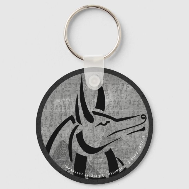 Anubis Round Keychain Nyckelring (Framsida)