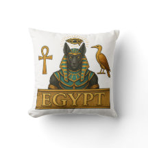 Anubis & Thoth | Egyptiska symboler - Kuddöverdrag