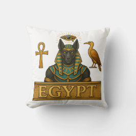 Anubis & Thoth | Egyptiska symboler - Kuddöverdrag Kudde