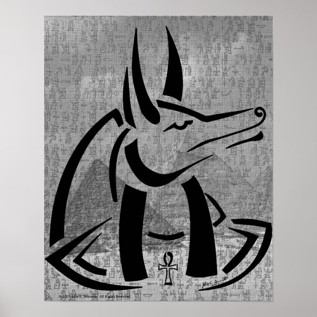 Anubis-utskrift Poster (Framsidan)