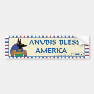 Anubis välsignar den Amerika bildekalet Bildekal