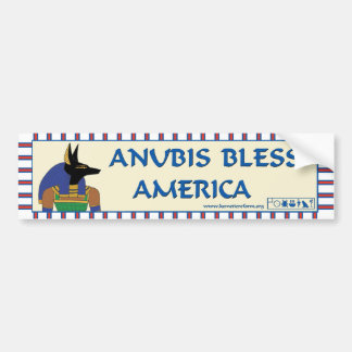 Anubis välsignar den Amerika bildekalet Bildekal