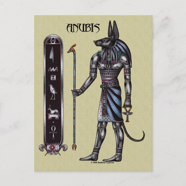 Anubis vykort (Framsida)