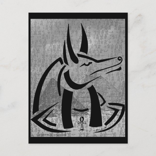Anubis vykort (Framsida)