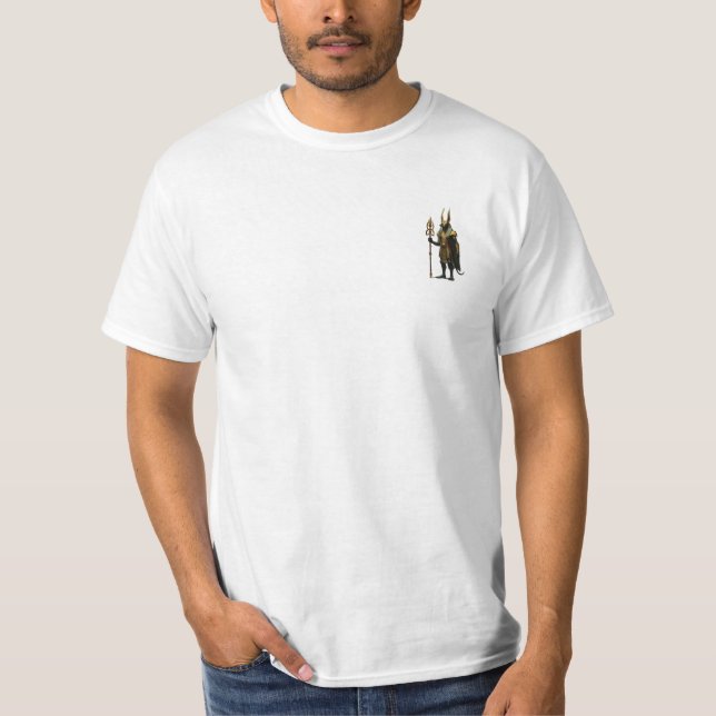 „Anubis – Wächter der Seelen“ T Shirt (Framsida)