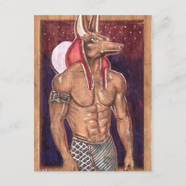 Anubis: www.AriesArtist.com Vykort (Framsida)