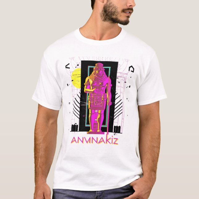 Anunakiz Neon Anunaki Guardian T Shirt (Framsida)