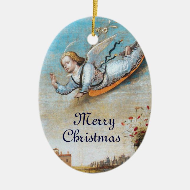 ANUNCIATION ANGEL JULGRANSPRYDNAD KERAMIK (Framsidan)