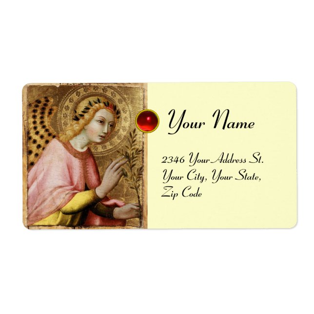 ANUNCIATION ANGEL, Red Ruby Fraktsedel (Framsidan)