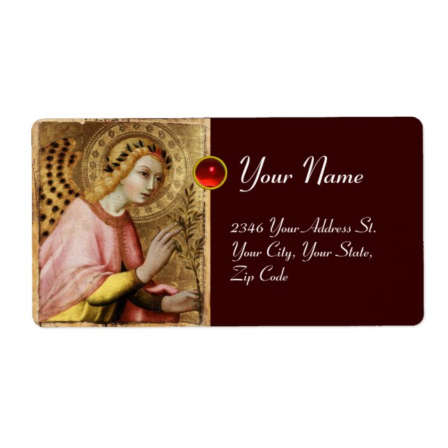 ANUNCIATION ANGEL, Red Ruby Fraktsedel (Framsidan)