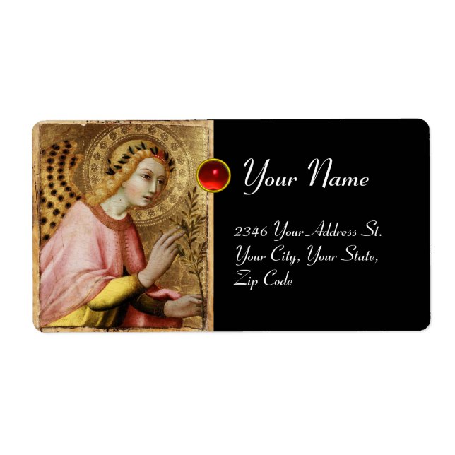 ANUNCIATION ANGEL, Red Ruby Fraktsedel (Framsidan)