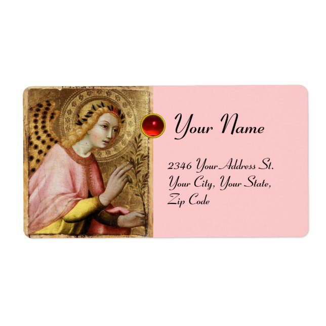 ANUNCIATION ANGEL, Red Ruby Fraktsedel (Framsidan)