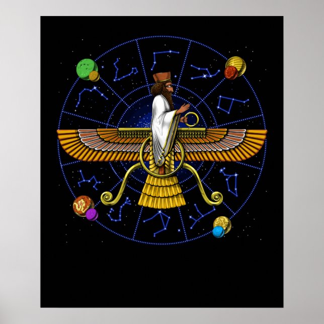 Anunnaki Alien Gud Poster (Framsidan)