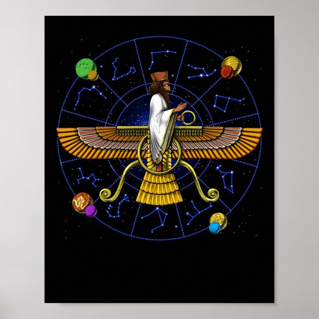 Anunnaki Alien Gud Poster (Framsidan)