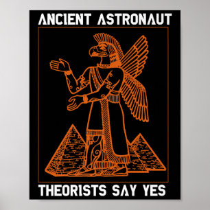 Anunnaki Ancient Astronaut Theorists säger ja Sume Poster