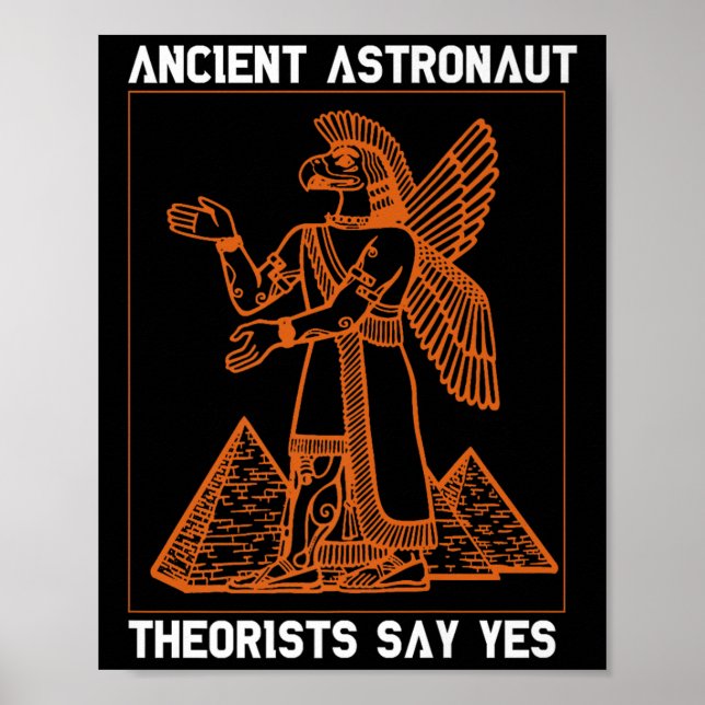 Anunnaki Ancient Astronaut Theorists säger ja Sume Poster (Framsidan)