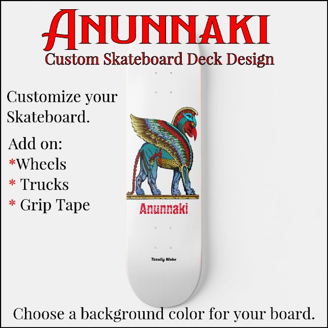 Anunnaki Anpassningsbar Skateboard Deck (Skapare uppladdad)