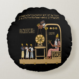 Anunnaki Gods Rund Kudde
