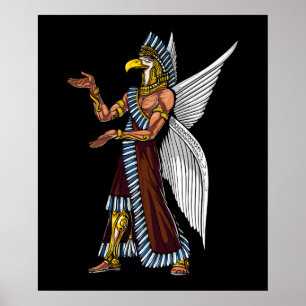 Anunnaki Gud Alien Conspiracy Sumerian Reptilians Poster