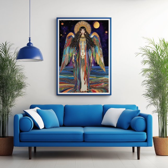 Anunnaki Star Goddess Inanna Art Nouveau Poster (Skapare uppladdad)