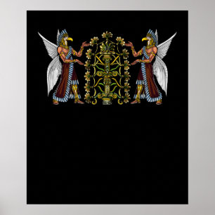 Anunnaki Utomjordingars Ancient Sumerian Gods Poster