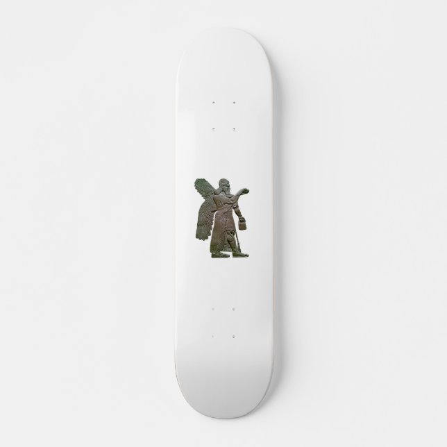 Anunnuki forntida Sumerian Skateboarddesign Mini Skateboard Bräda 18,5 Cm (Framsida)