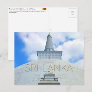 Anuradhapura, Sri Lanka Resebrevkort Vykort