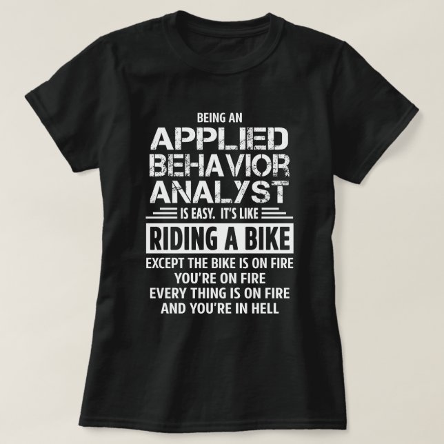Använd beteendeanalys t shirt (Design framsida)