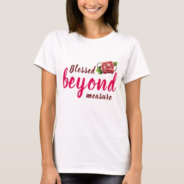 Använd bortom mått t shirt (Framsida)