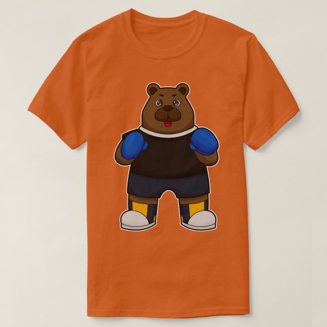 Använd Boxer med Boxing-handskar T Shirt (Design framsida)