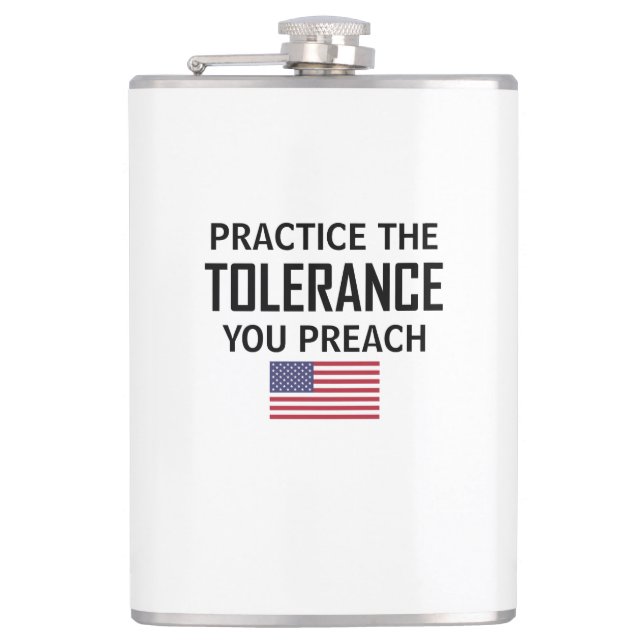 Använd den tolerans du predikar fickplunta (Framsidan)