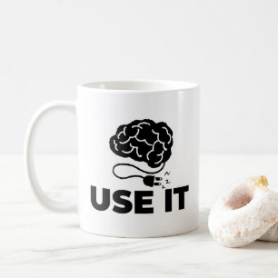 Använd Det - Hjärndesign Kaffemugg