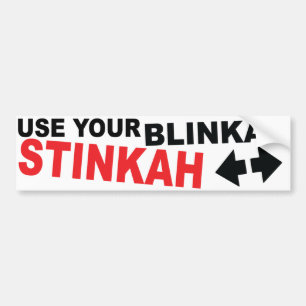 Använd din blinkahstinkah bildekal