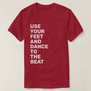 Använd din fot t shirt