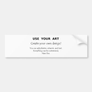 Använd din konst skapar dina egna unika designer bildekal