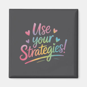 Använd Dina Strategier Provdag Lärare Elev Motiv Magnet