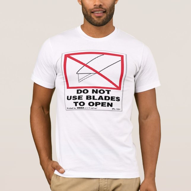 Använd inte blad för att öppna t-shirt (Framsida)