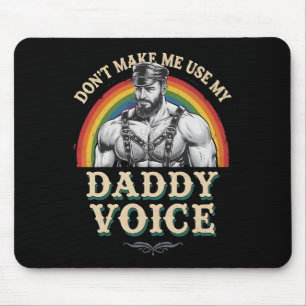 Använd inte min pappas röst HBTQ Musmatta