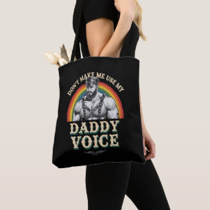 Använd inte min pappas röst HBTQ Tygkasse